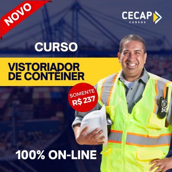Vistoriador de Contêiner - 100% On-line